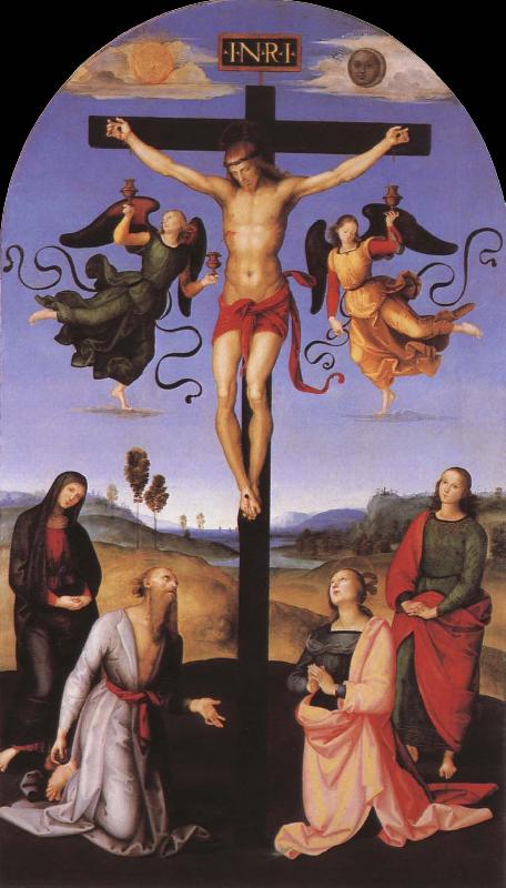 RAFFAELLO Sanzio Christ on the cross Sweden oil painting art